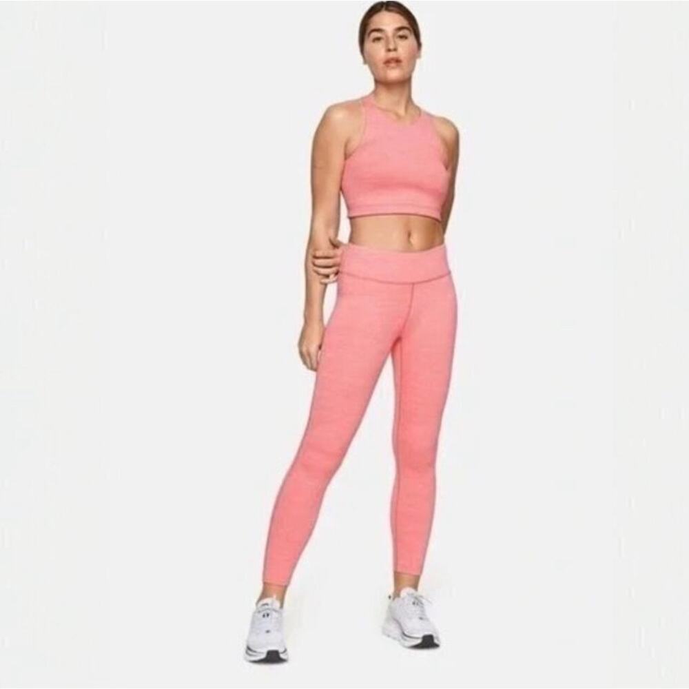 🧺 5 for $25 Sale Outdoor Voices Heathered Pink High Rise Leggings XS Activewear